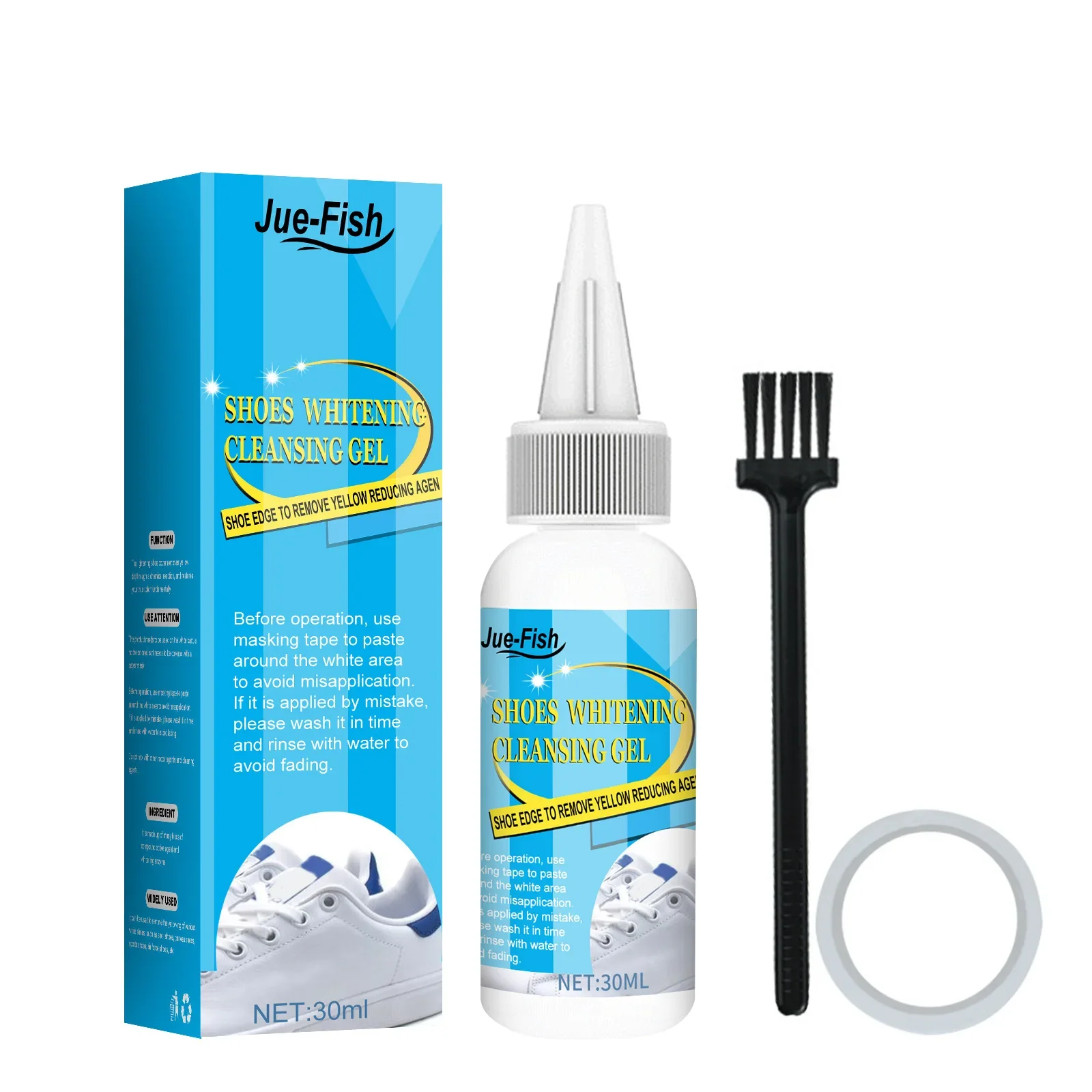 White Shoes Cleaning Gel Stain - đánh giá và giá Sneaker Care Spray