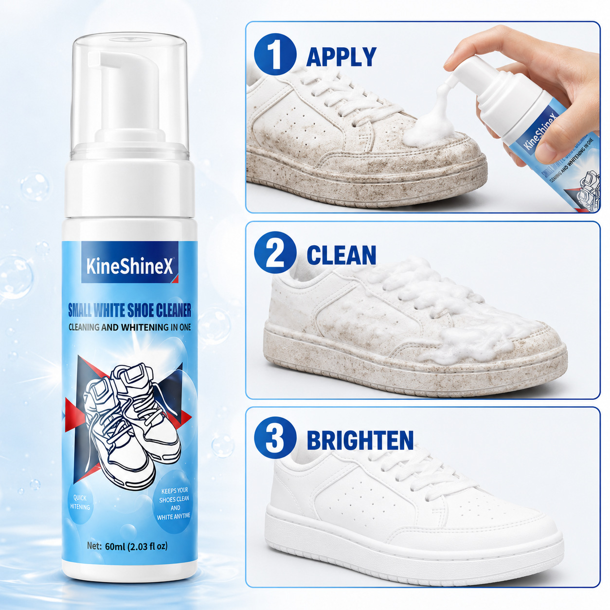 Gihen Shoe Cleaner Kits Water- - đánh giá và giá Sneaker Shoe Care Kit